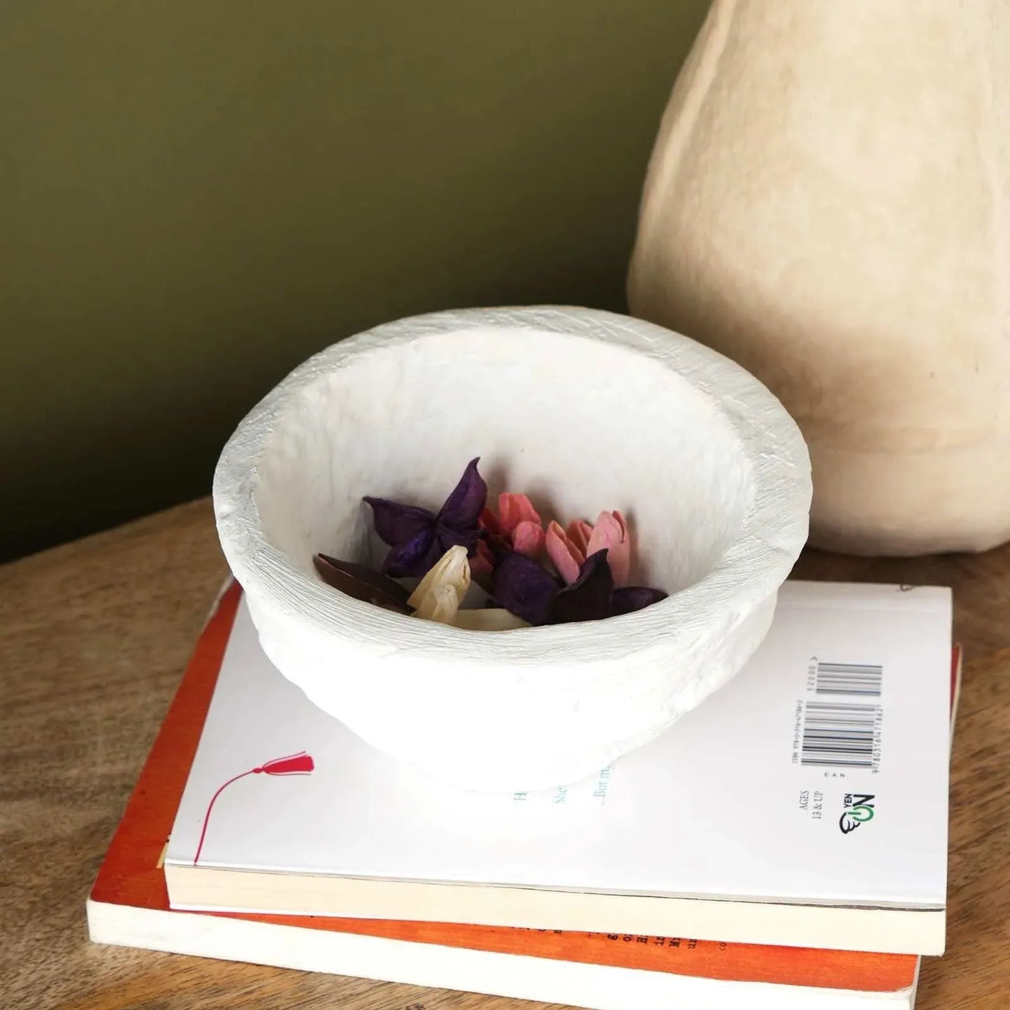 Paper Mache Sculpture Bowl