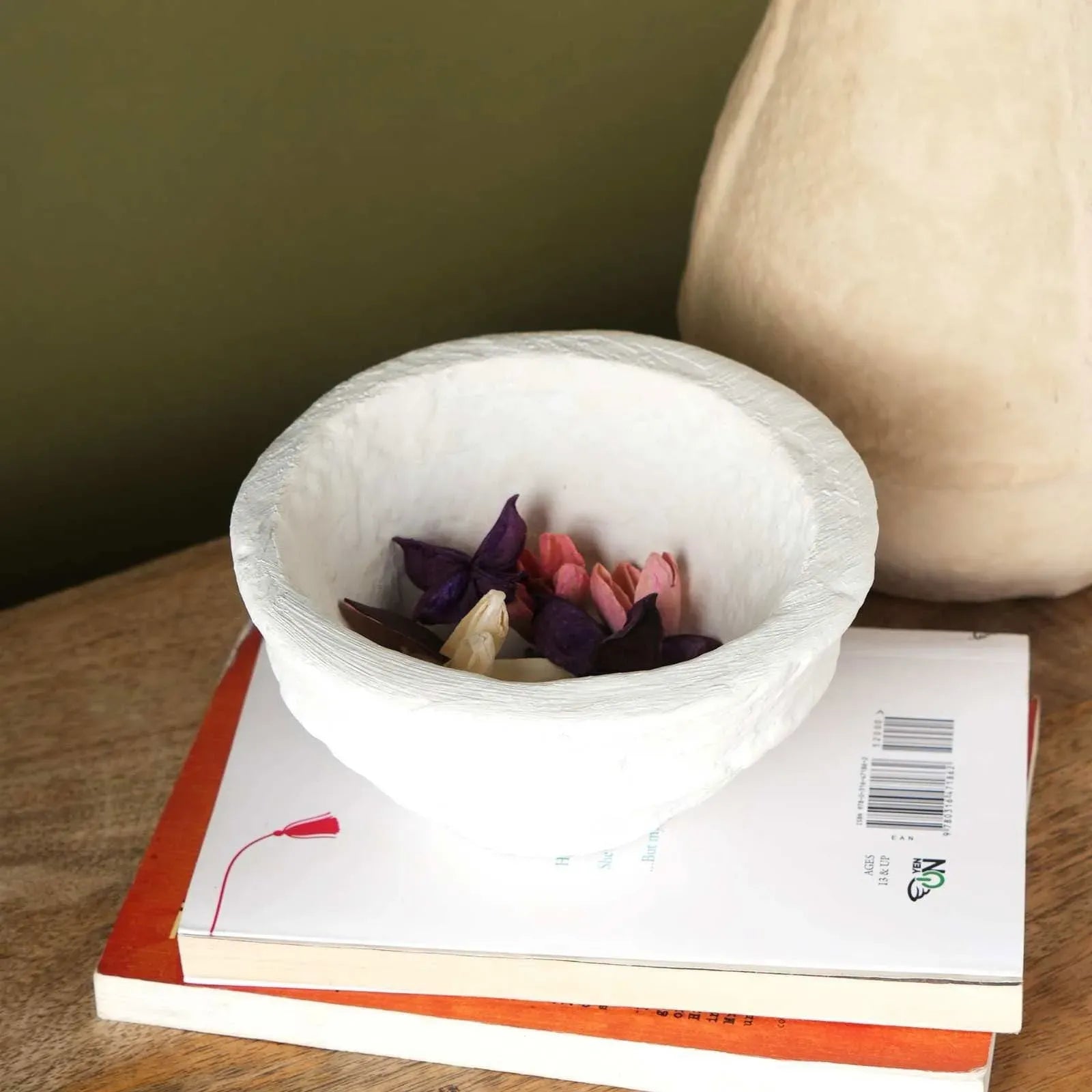 Paper Mache Sculpture Bowl