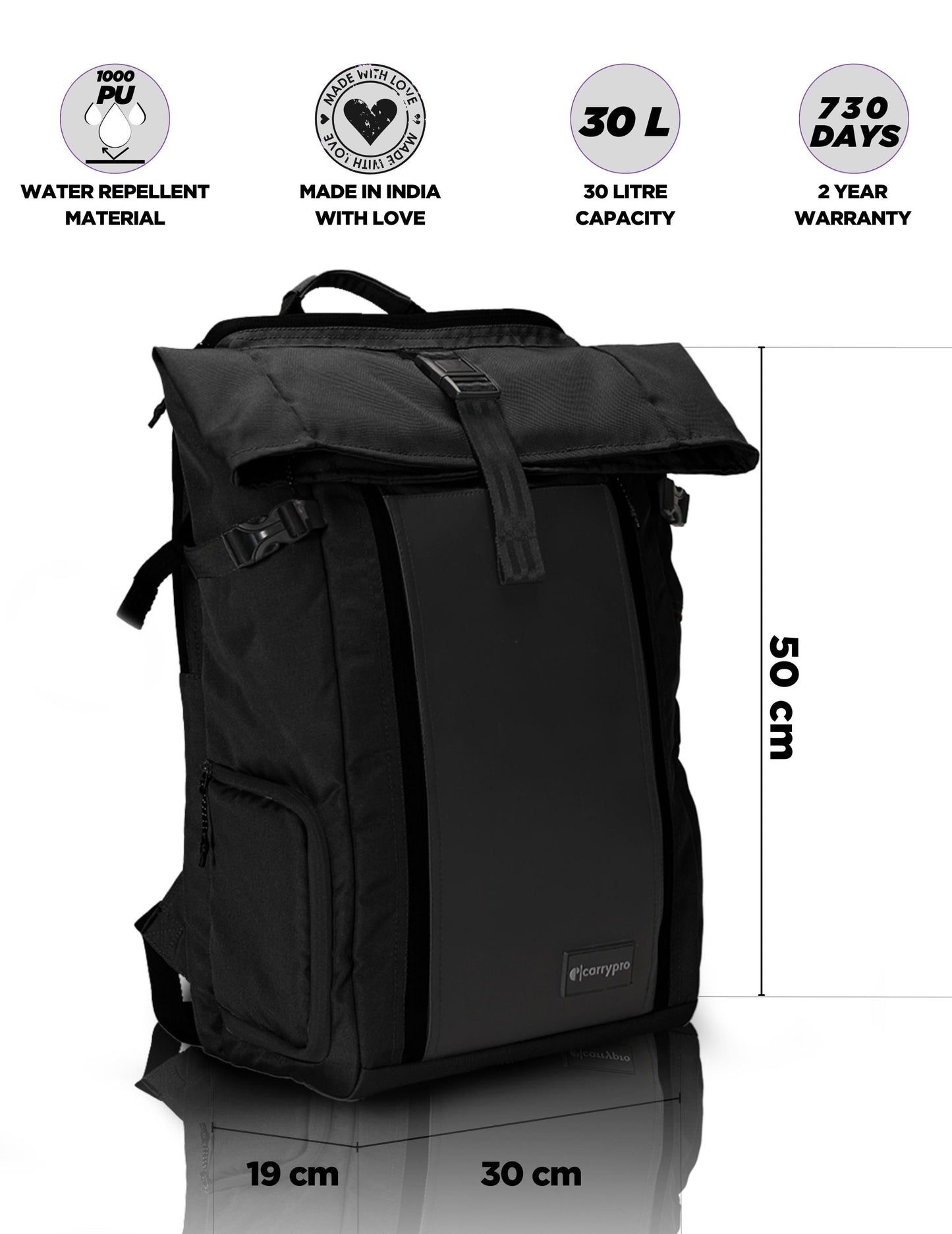 HOBO25 V3.0 Everyday Utility Rolltop Backpack(New)