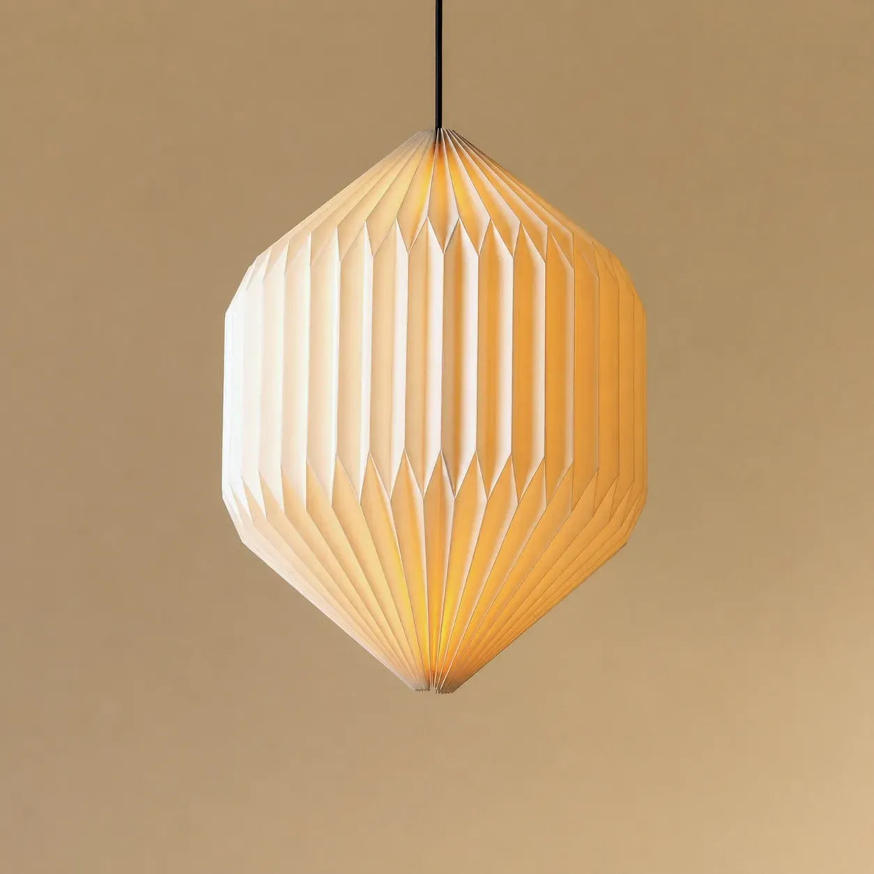 Oblong Origami Pendant Lamp
