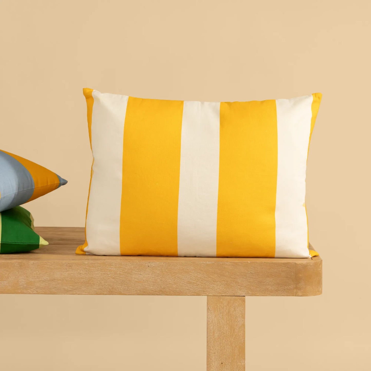 Colourways Cushion Cover Buttercream With Filler