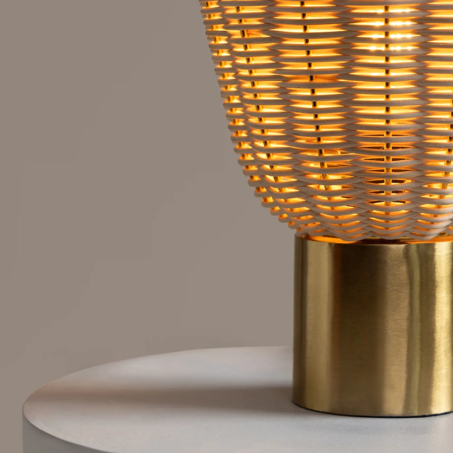 Meiji Rattan Table Lamp
