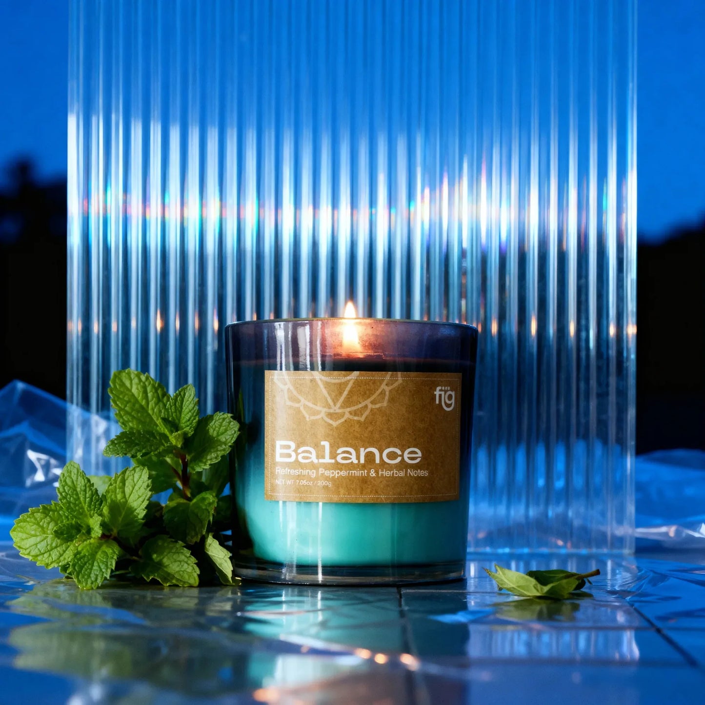 Balance Peppermint Scented Candle