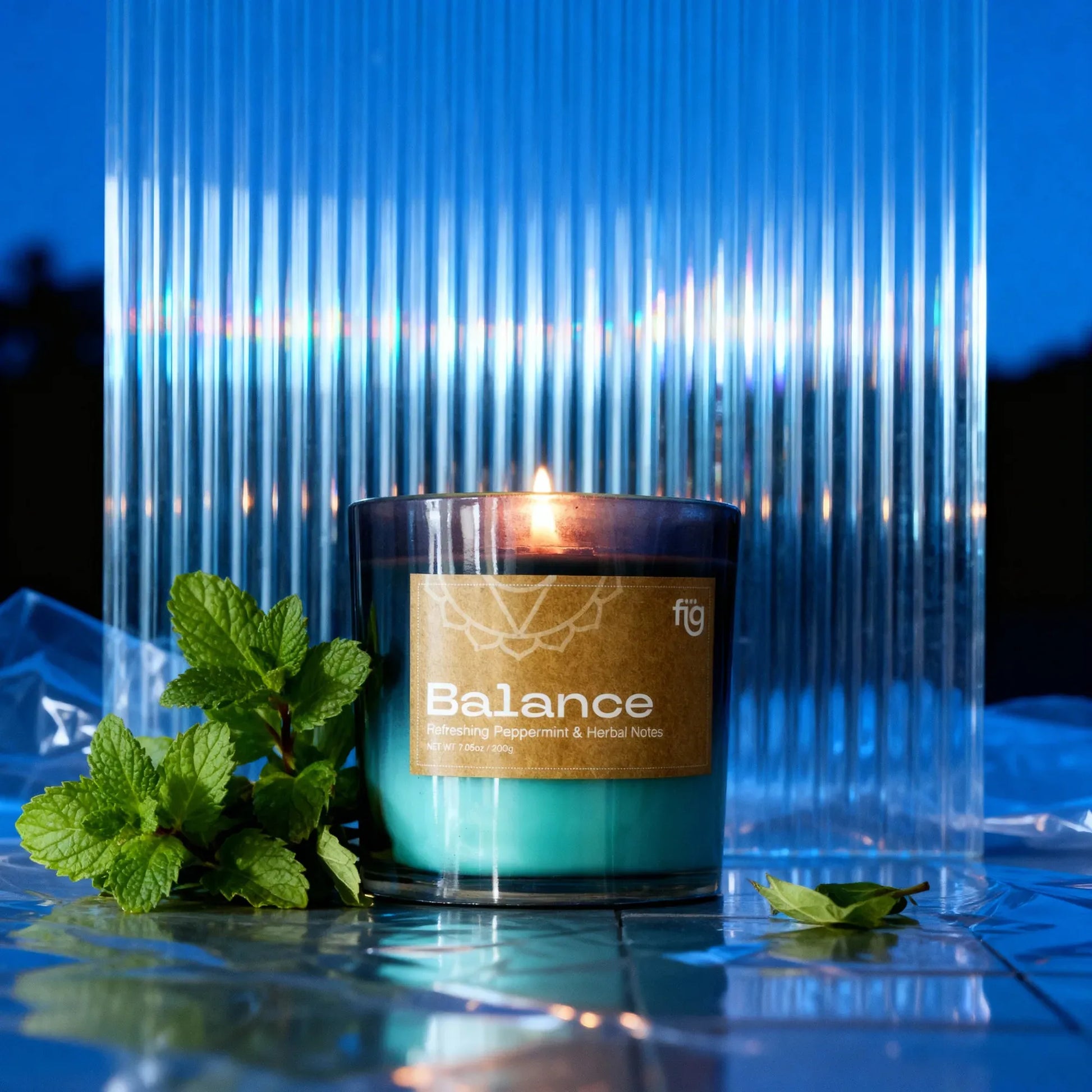 Balance Peppermint Scented Candle