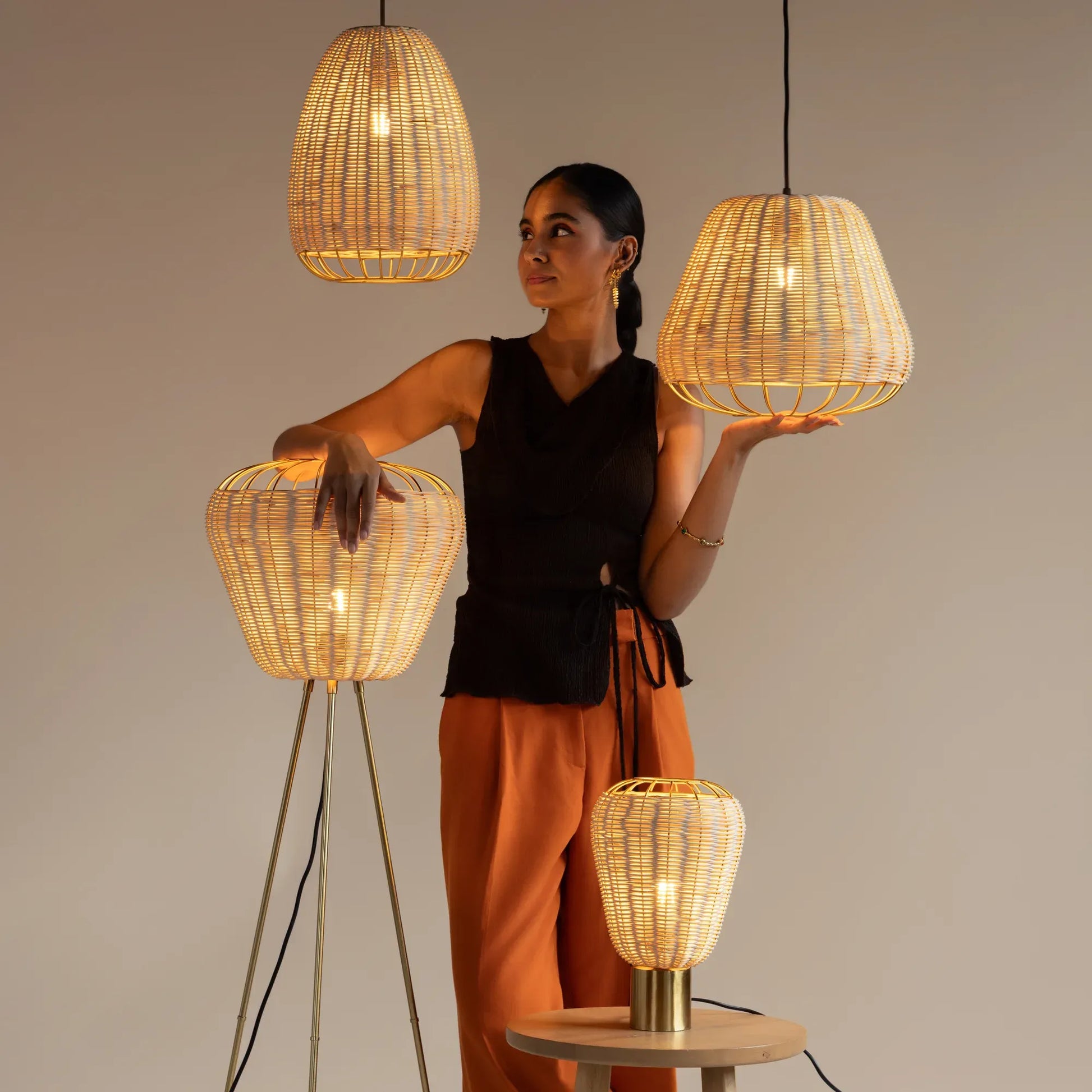 Meiji Tapered Dome Pendant Light