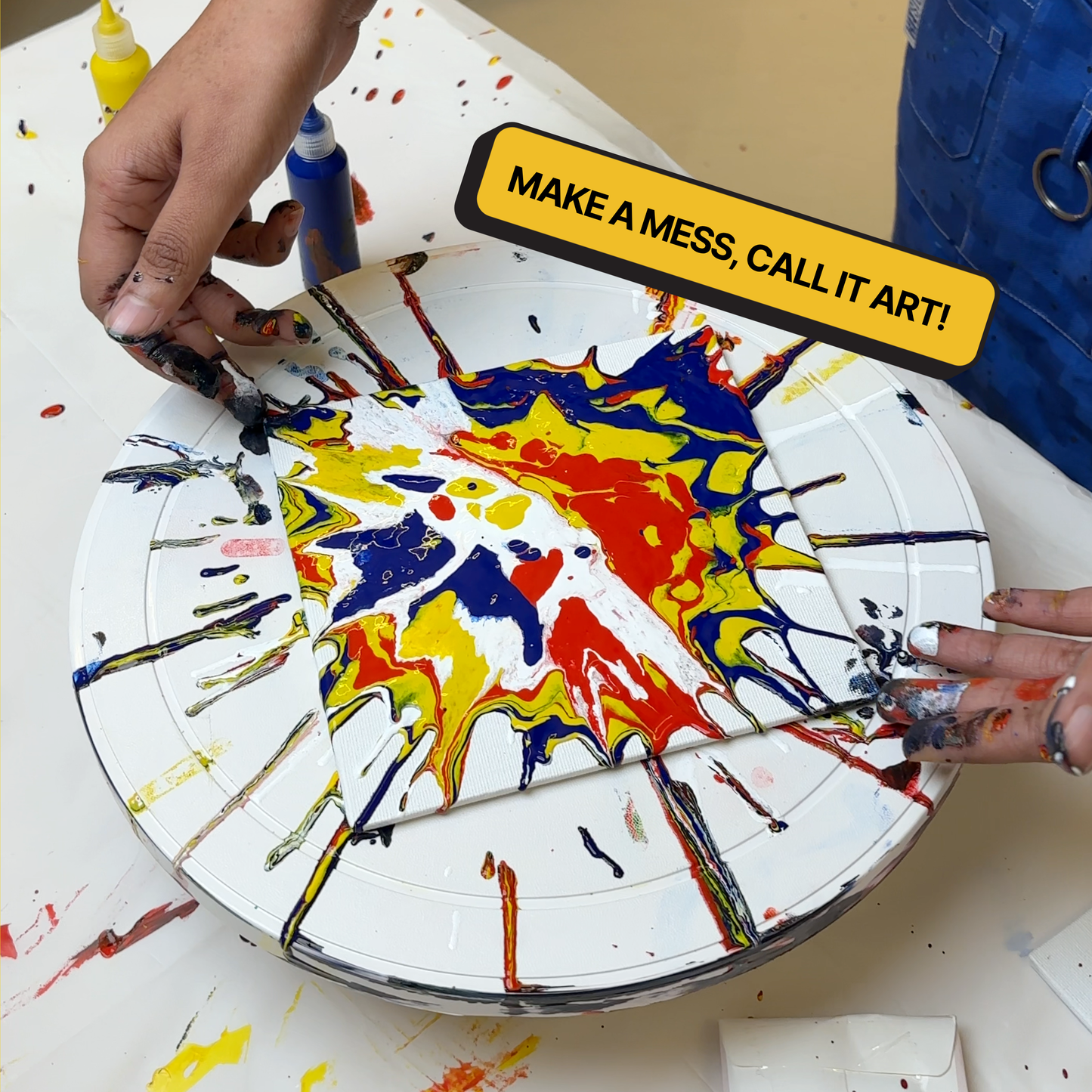 DIY Fluid Wheel Art Kit