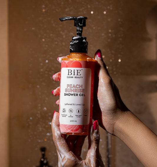 Bie clean beauty Peach Sunrise Shower Gel
