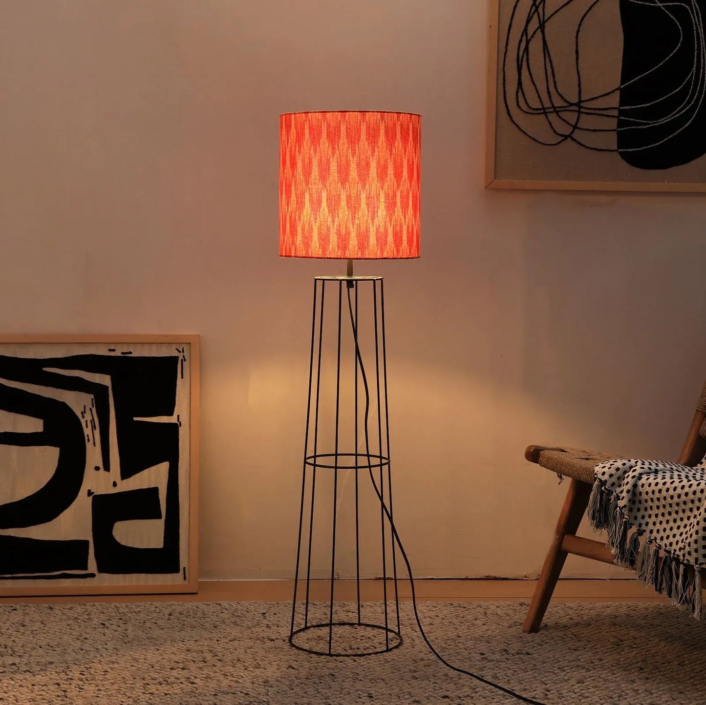 Ikkat Floor Lamp