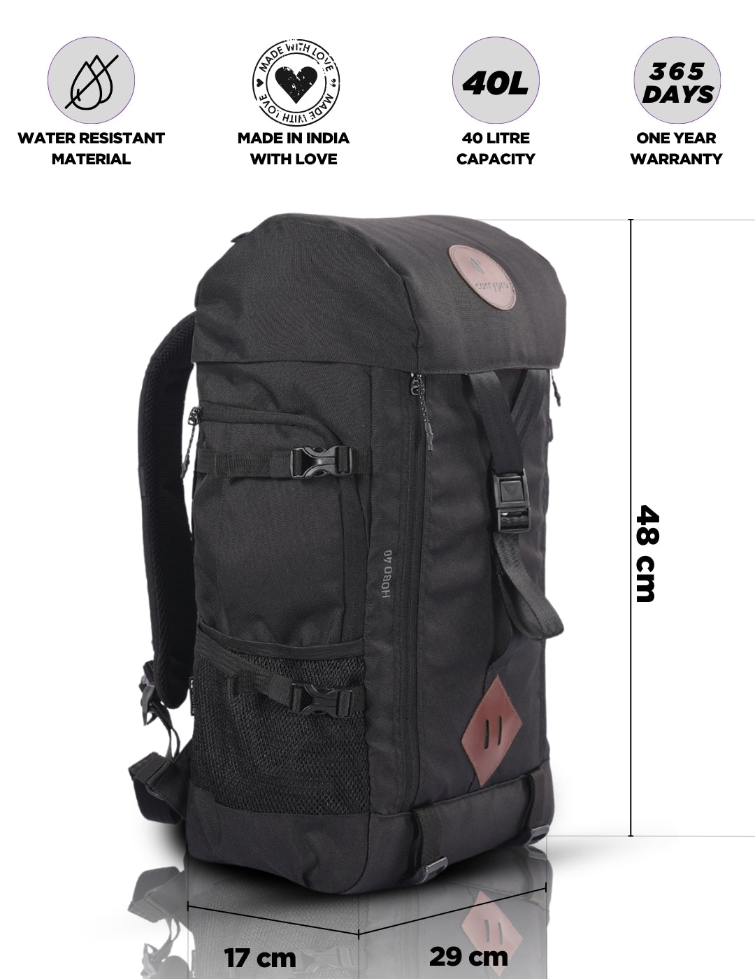 HOBO40 Functional Travel Backpack (40L)