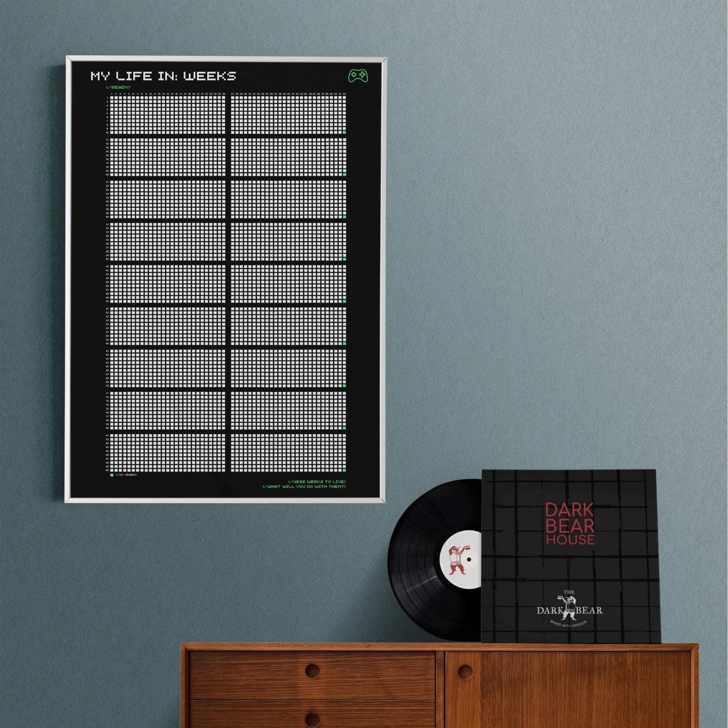 Memento Mori | Life Calender - Acrylic Board - Game Mode