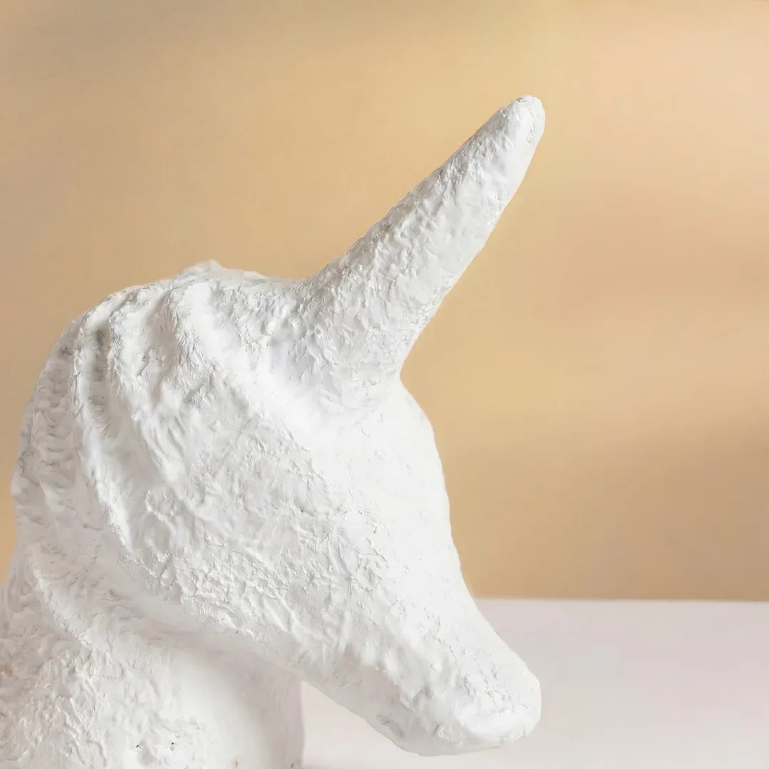 White Unicorn Figurine