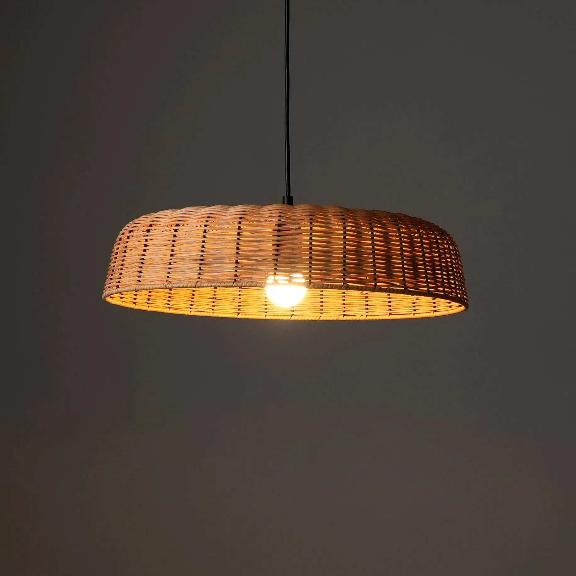 Natural Opulence Cane Pendant Lamp