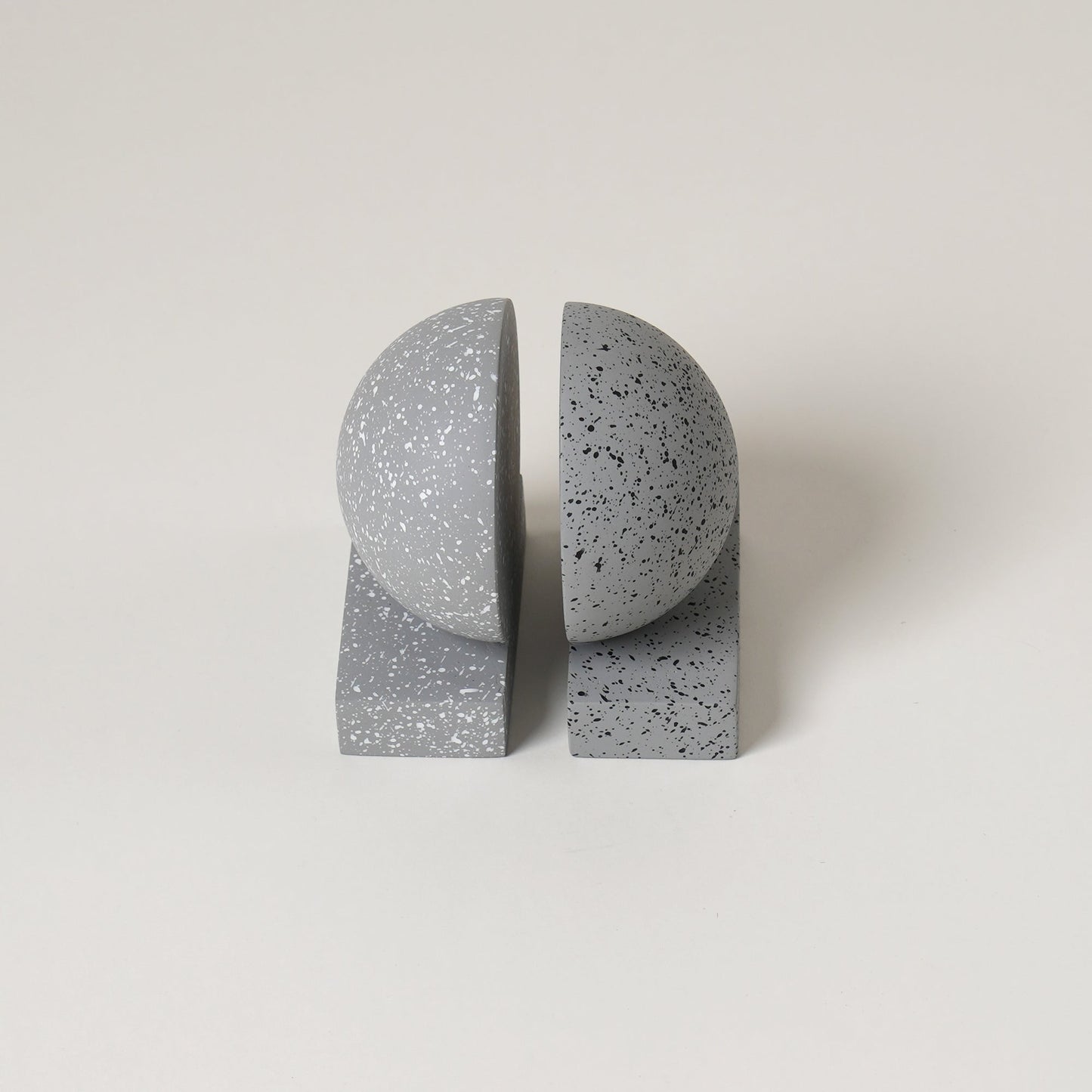 Monolith Bookends - Grey