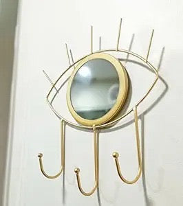 Evil Eye with Hooks Mirror