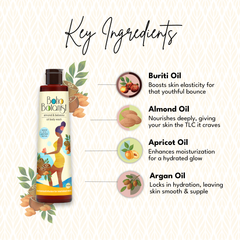 Boho botanist Almond & Babassu Oil Body Wash 200ml