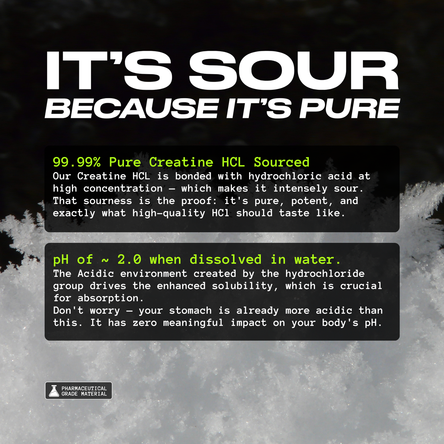 COG Creatine Hcl - 100% Pure | Built Different (33 Servings)