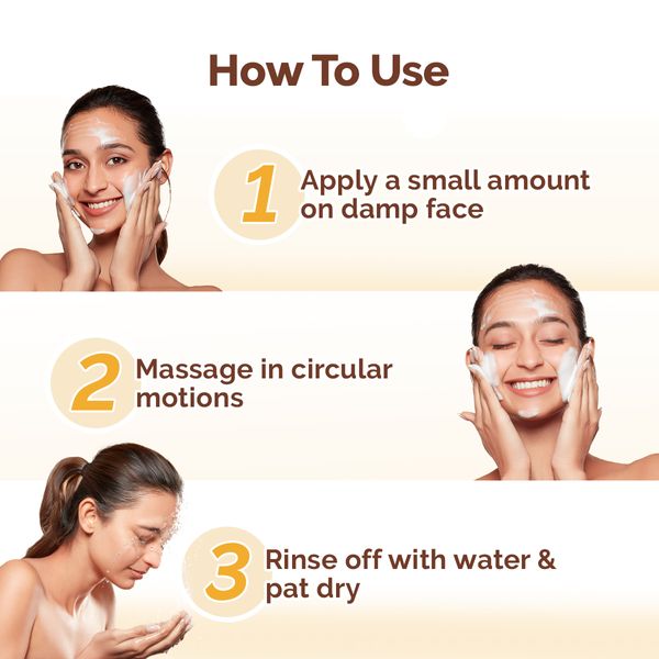Mamaearth Ubtan Natural Glow Face Wash with Turmeric & Saffron for Tan Removal – 150 ml
