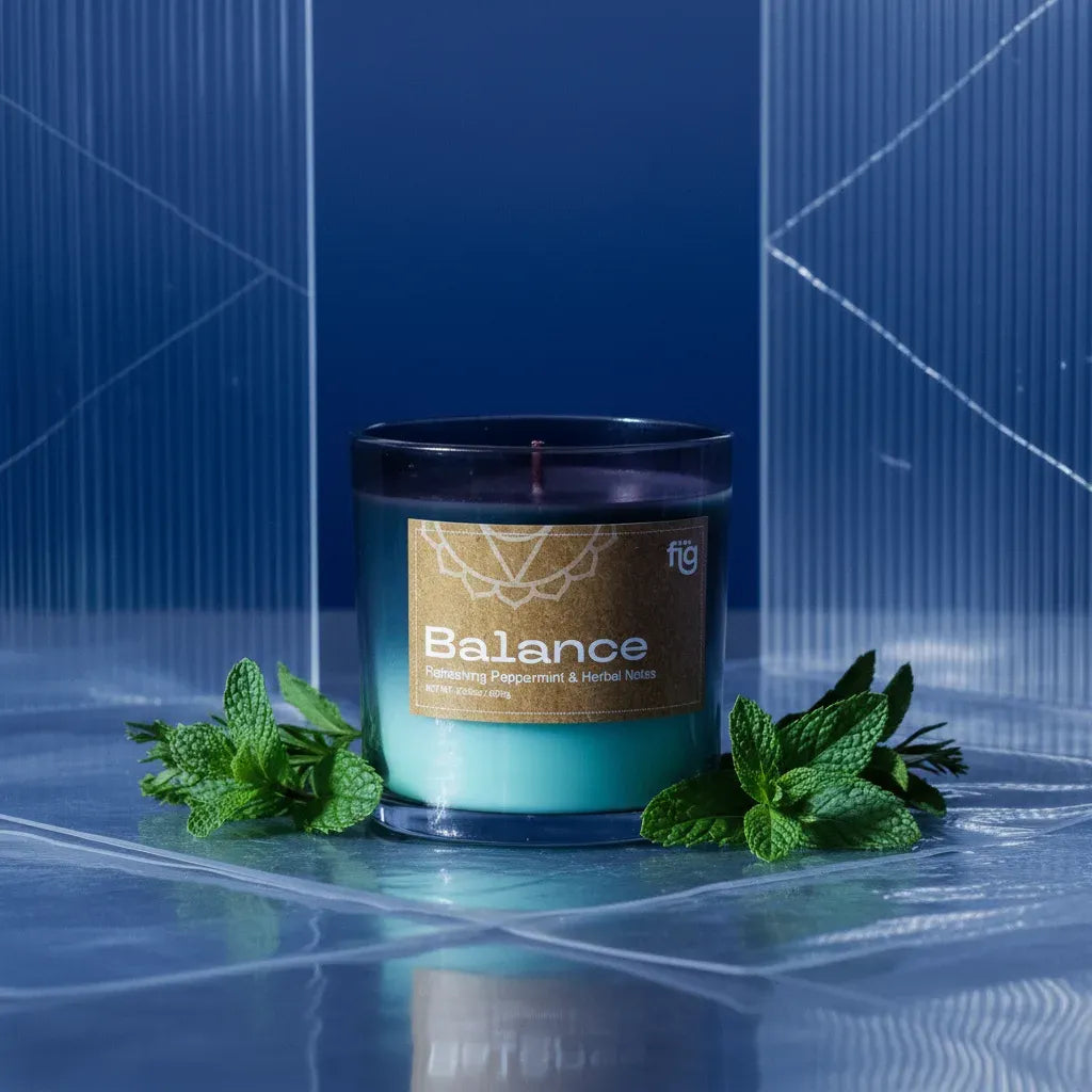 Balance Peppermint Scented Candle