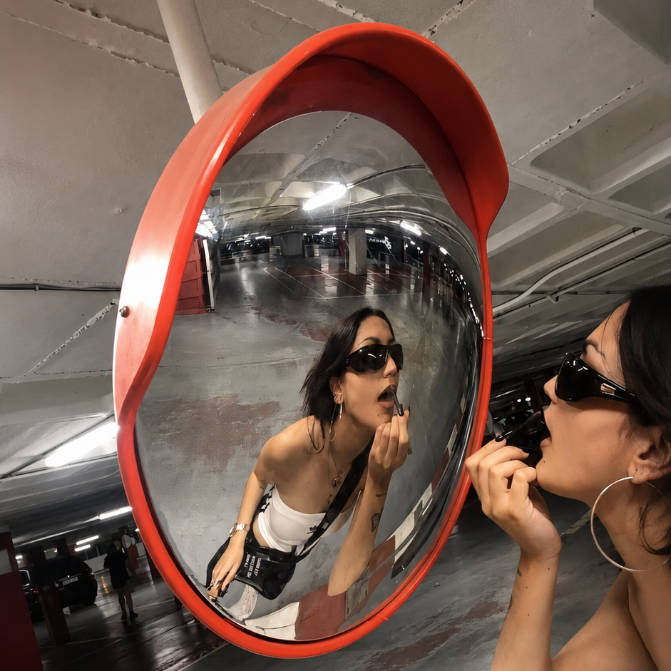 AESTHETIC TRAFFIC MIRROR