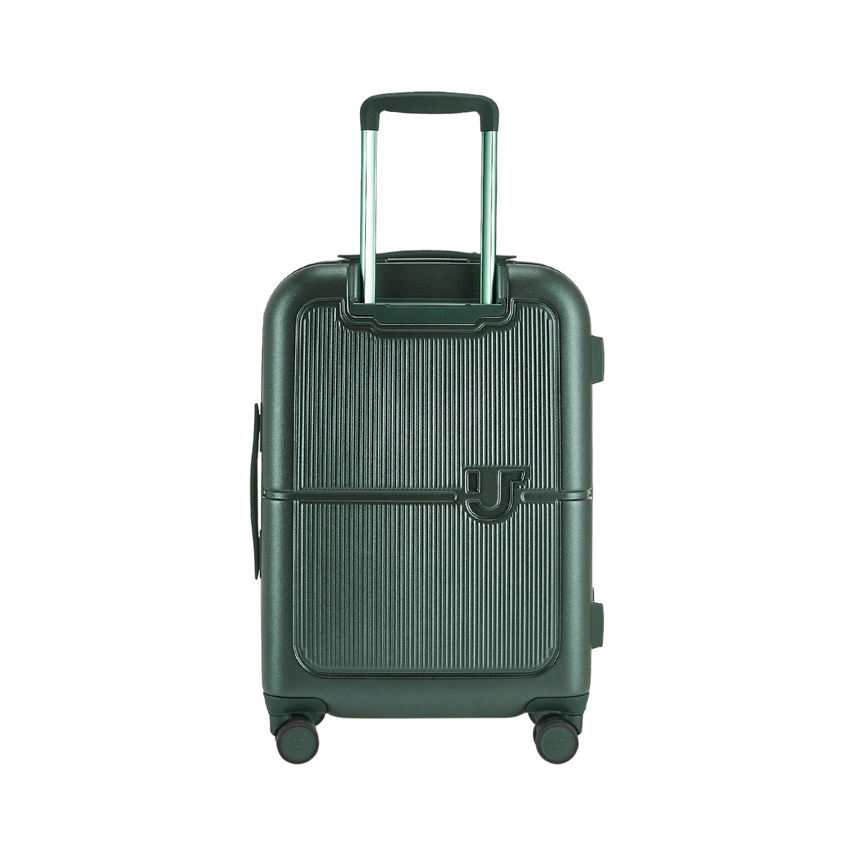 Urban Jungle Front Open Cabin Hard Luggage – Spring Dark Green
