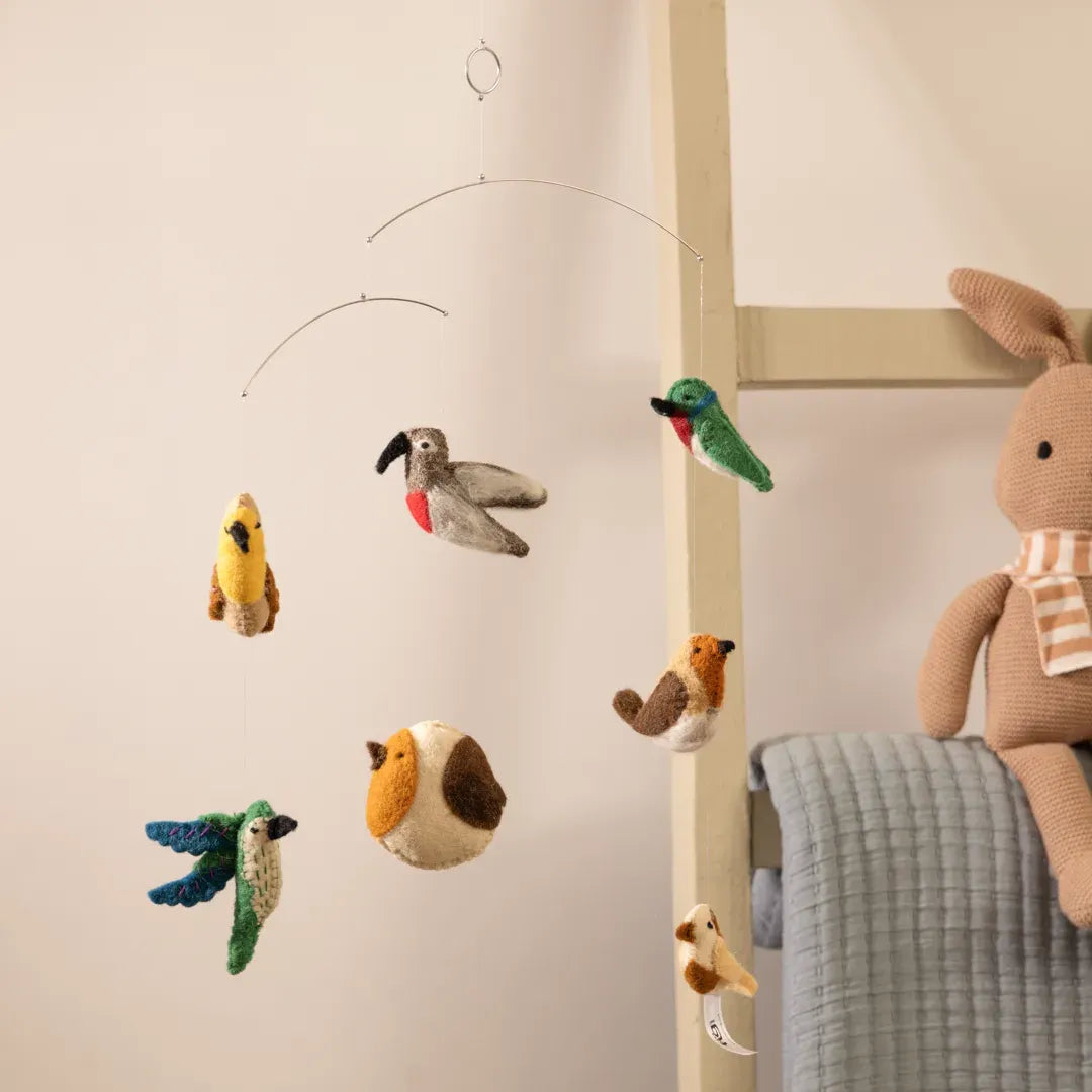 Felt Ornaments Hanging Mobile Birds
