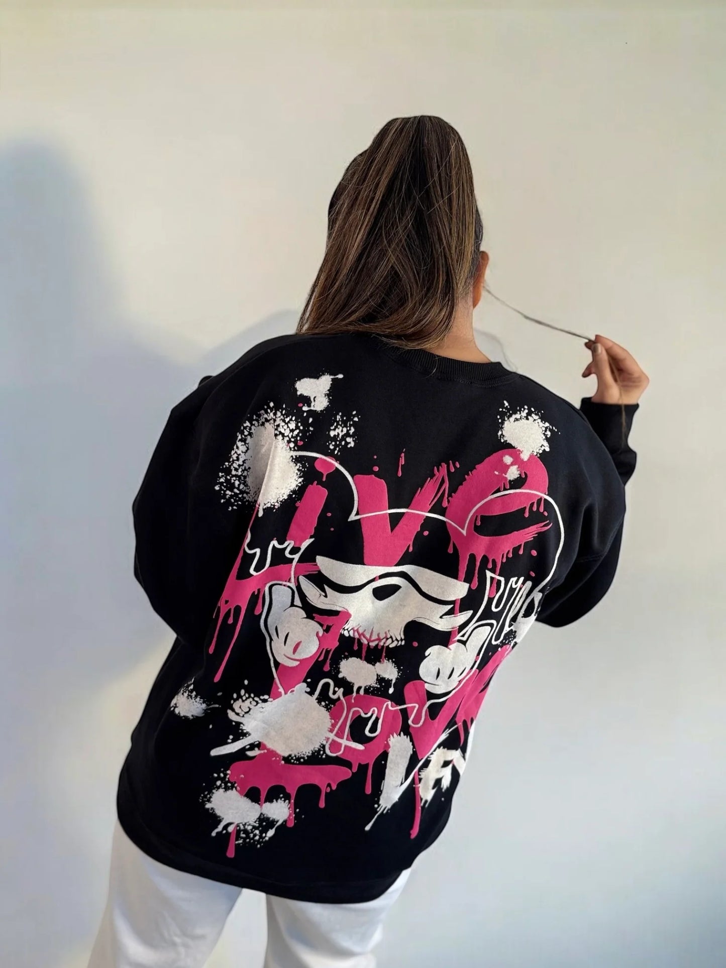 Black Graffiti Sweatshirt
