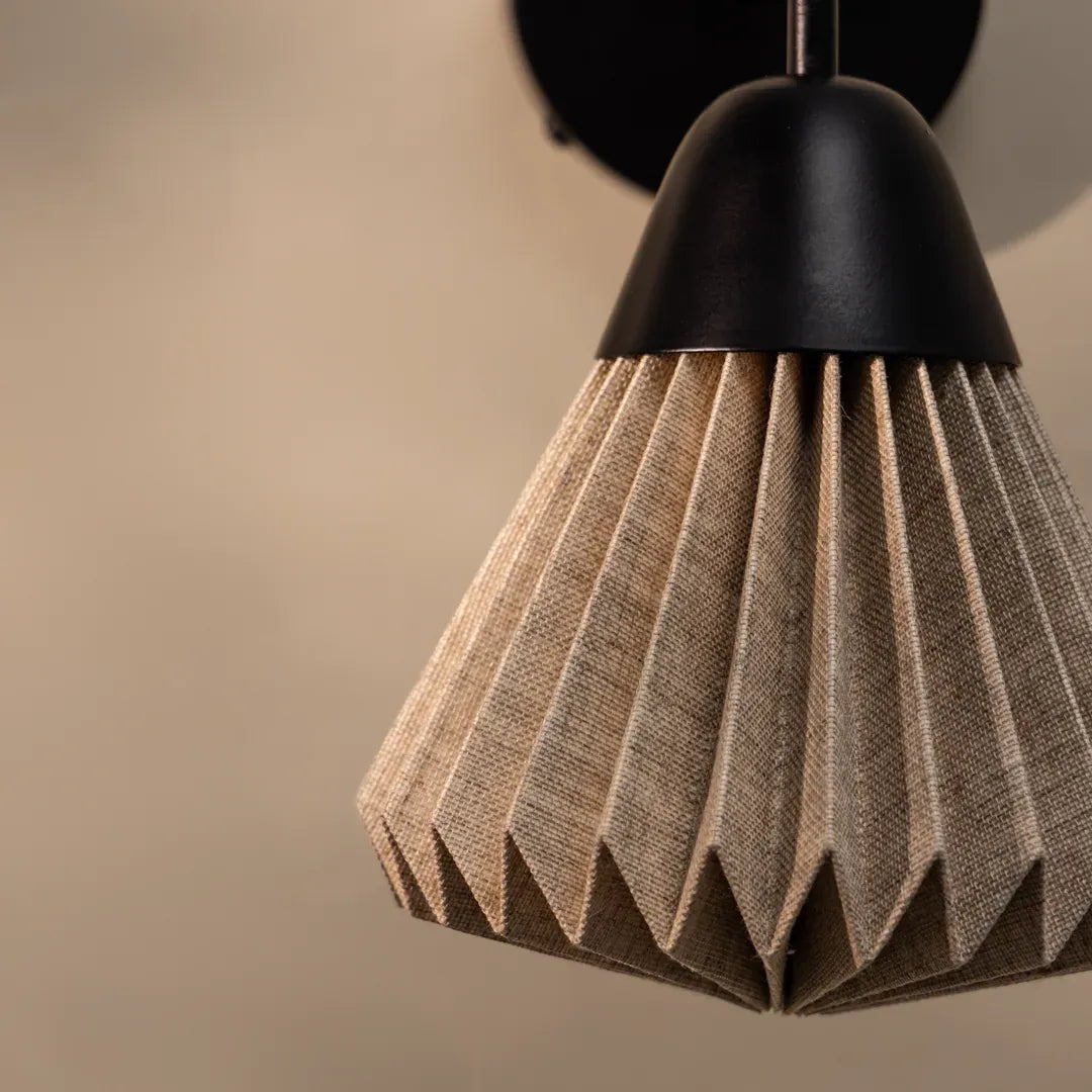 Linen Downlighter Wall Sconce
