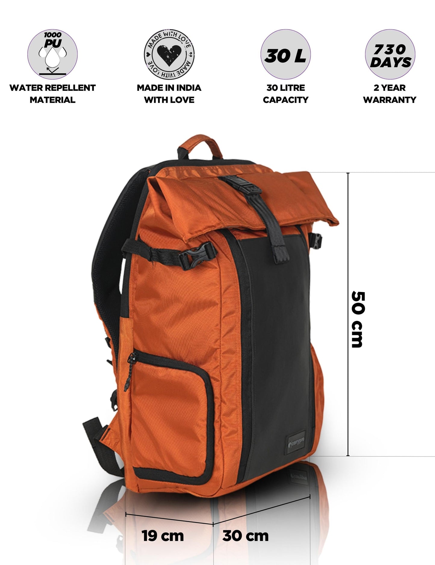 HOBO25 V3.0 Everyday Utility Rolltop Backpack(New)