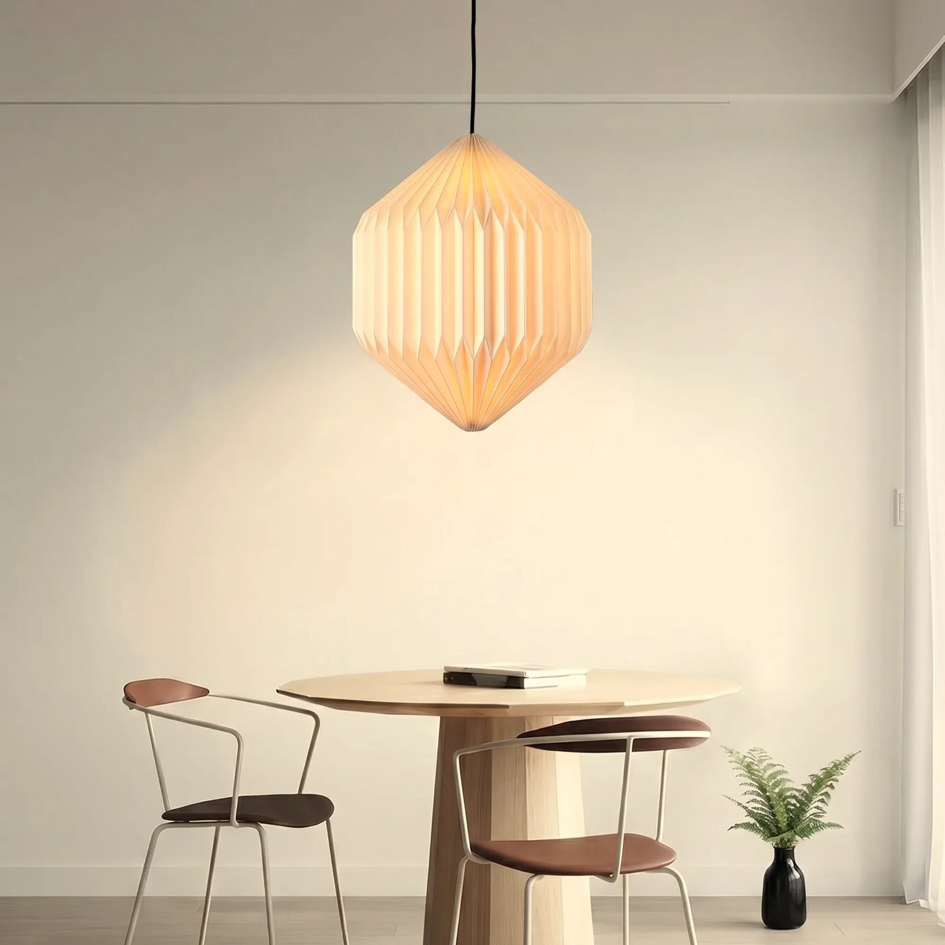 Oblong Origami Pendant Lamp