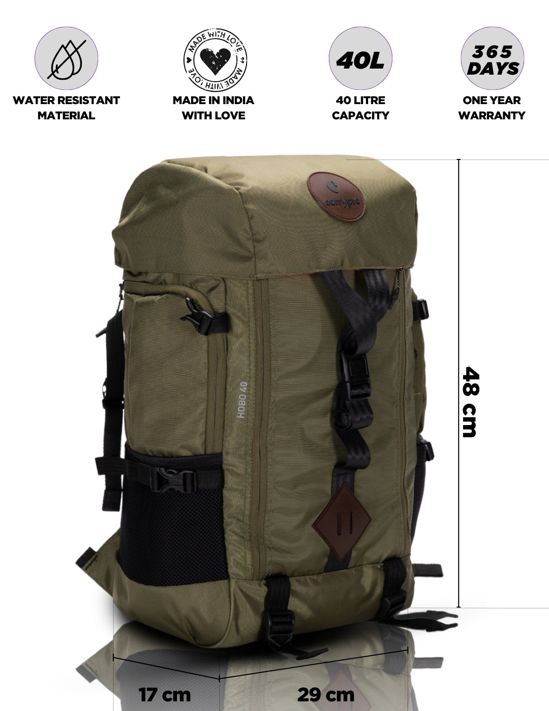 HOBO40 Functional Travel Backpack (40L)