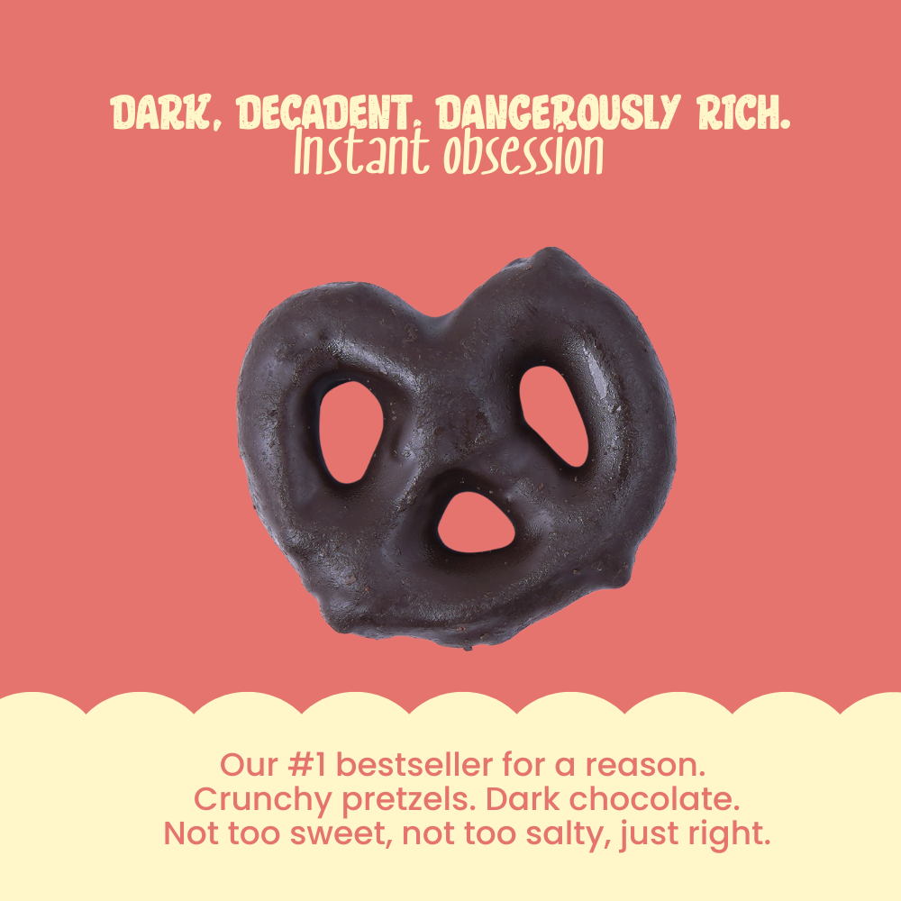 Dark Choco Pretzels