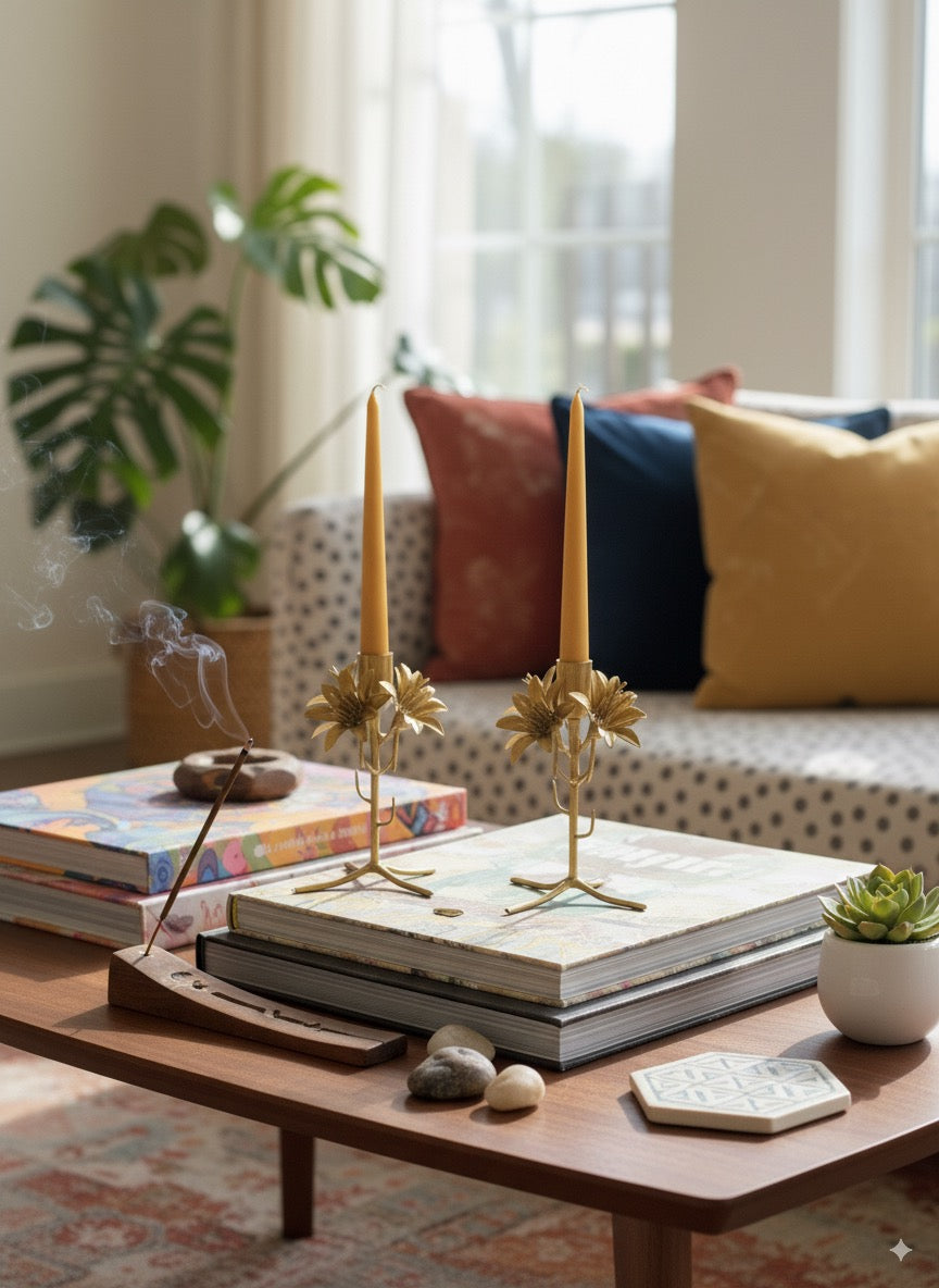 Bloom Candle Holder Diwali Set