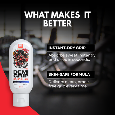 Demigrip Liquid Gym Chalk | 100+ uses