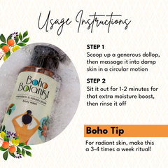 Boho Botanist Mandarin & Kakadu Plum Body Wash 350ml