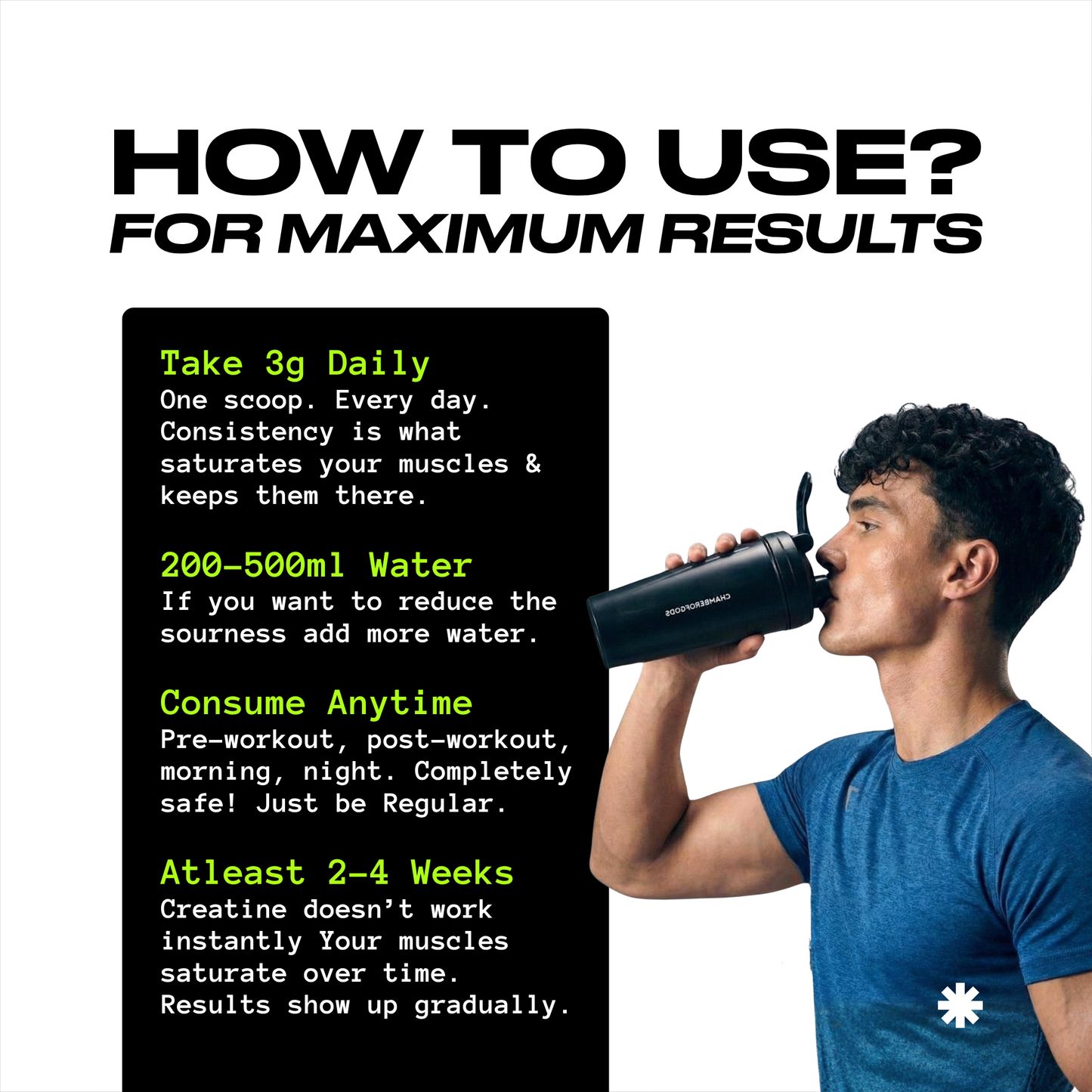 COG Creatine Hcl - 100% Pure | Built Different (33 Servings)