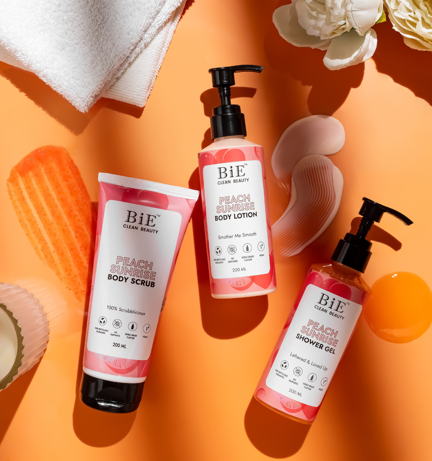 BiE clean beauty Peach Sunrise Body Lotion