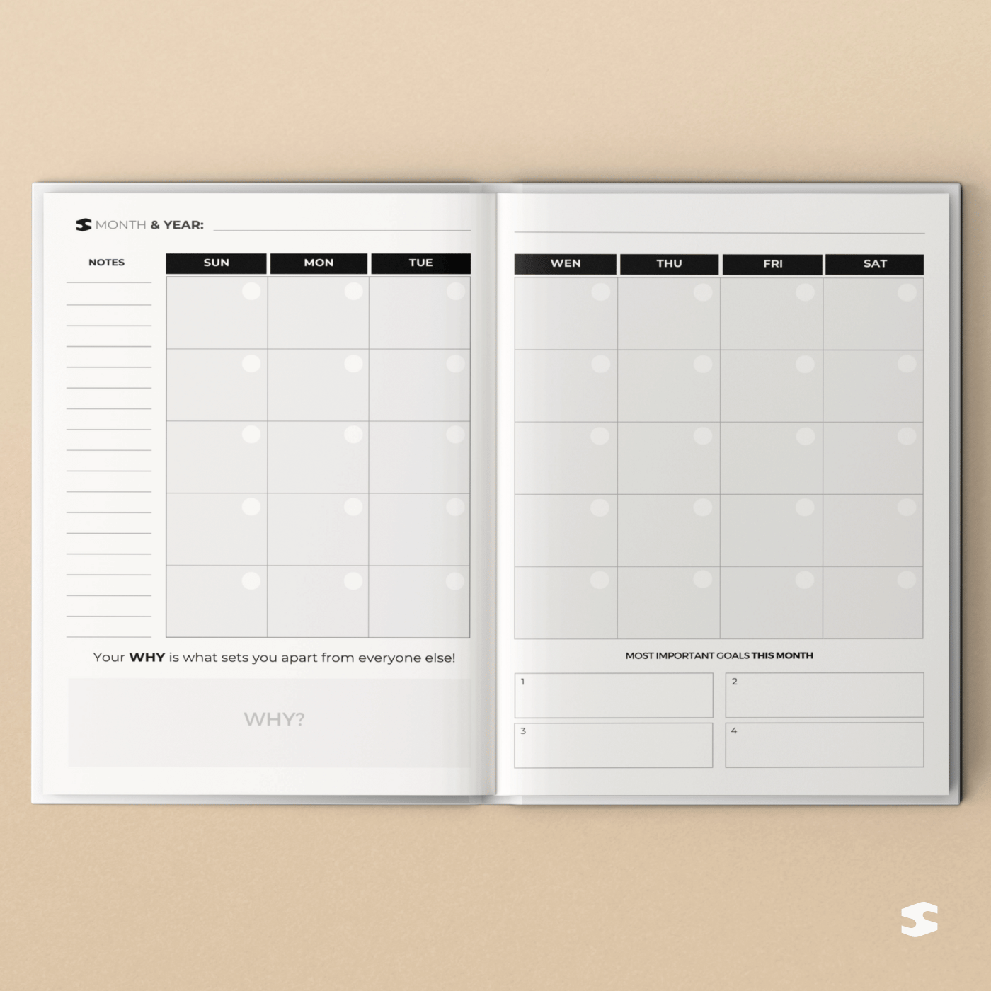 Fitness & Diet Planner, Gym Log Book & Food Journal - Workout Journal, Habit Tracker, Undated Daily Fitness Diary for Men & Women