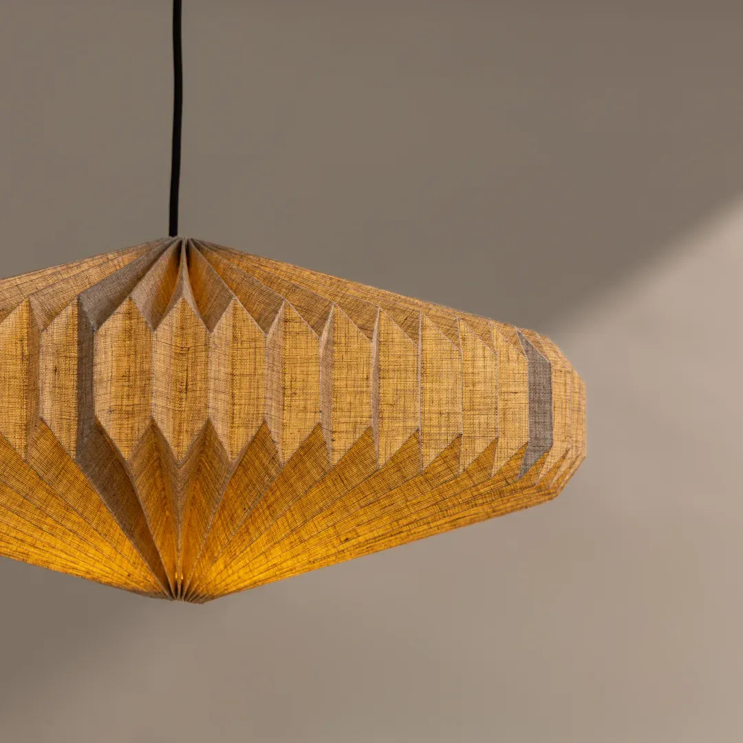 Oblong 2 Linen Pendant Lamp