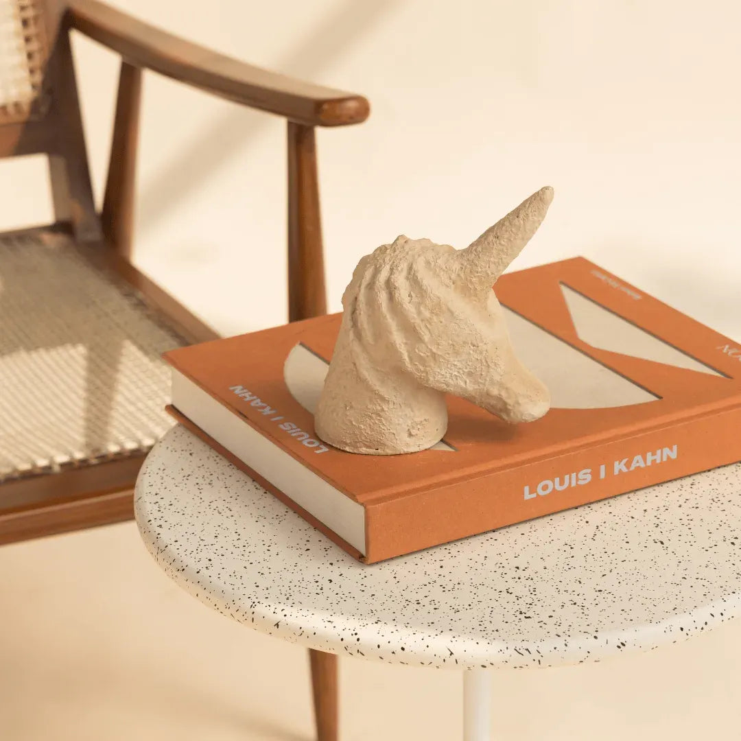 Unicorn Figurine in Beige