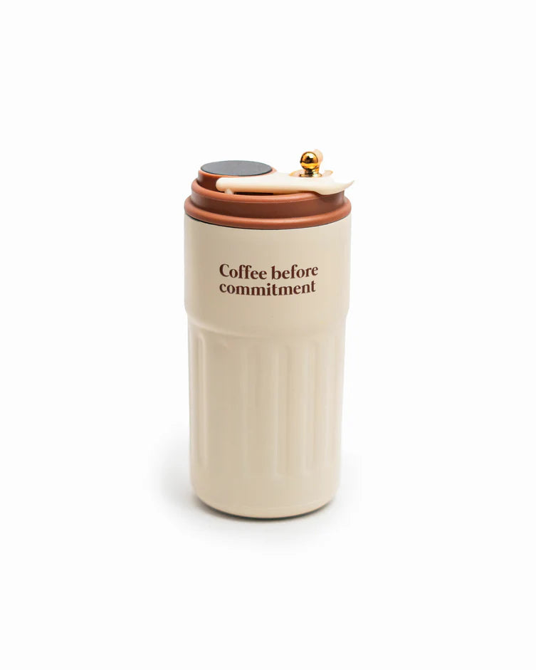 Coffee Before Commitment Flask