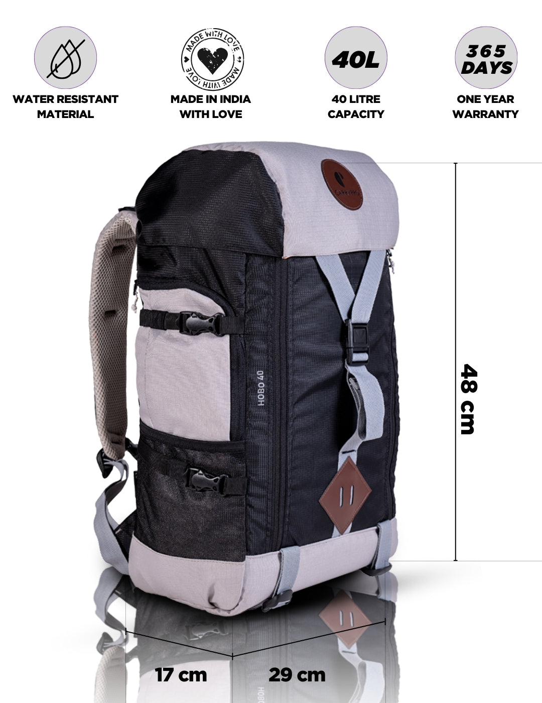 HOBO40 Functional Travel Backpack (40L)