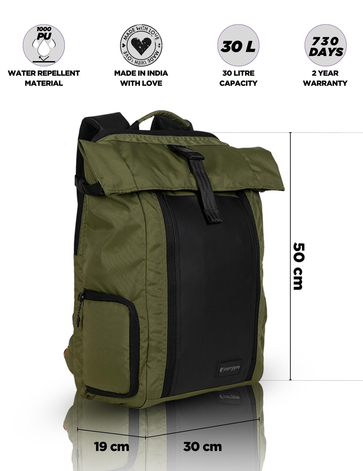 HOBO25 V3.0 Everyday Utility Rolltop Backpack(New)