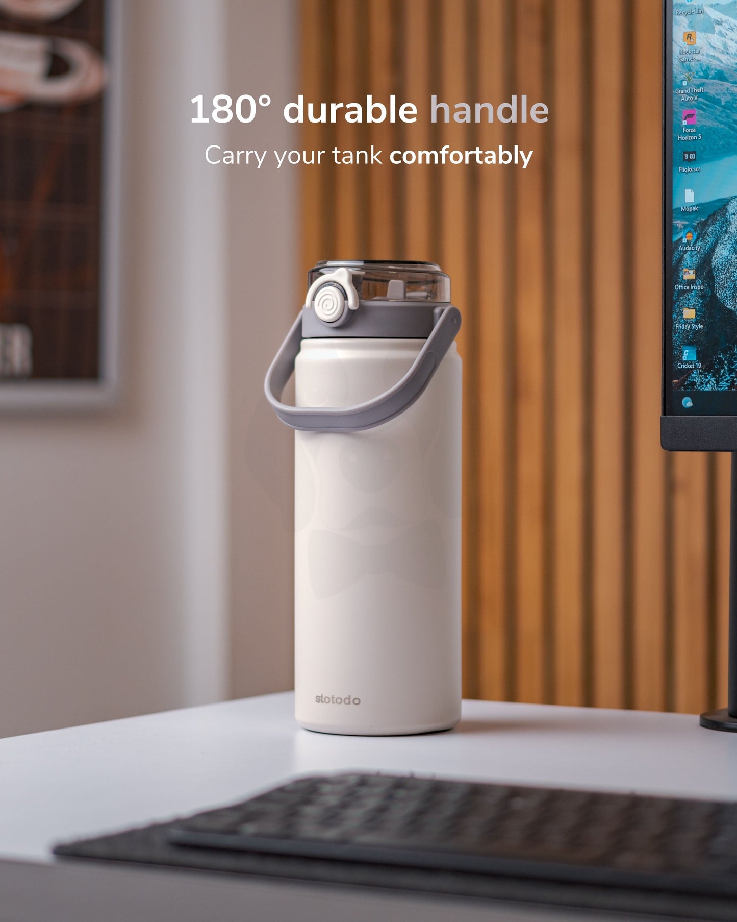 Tank dual sipper flask