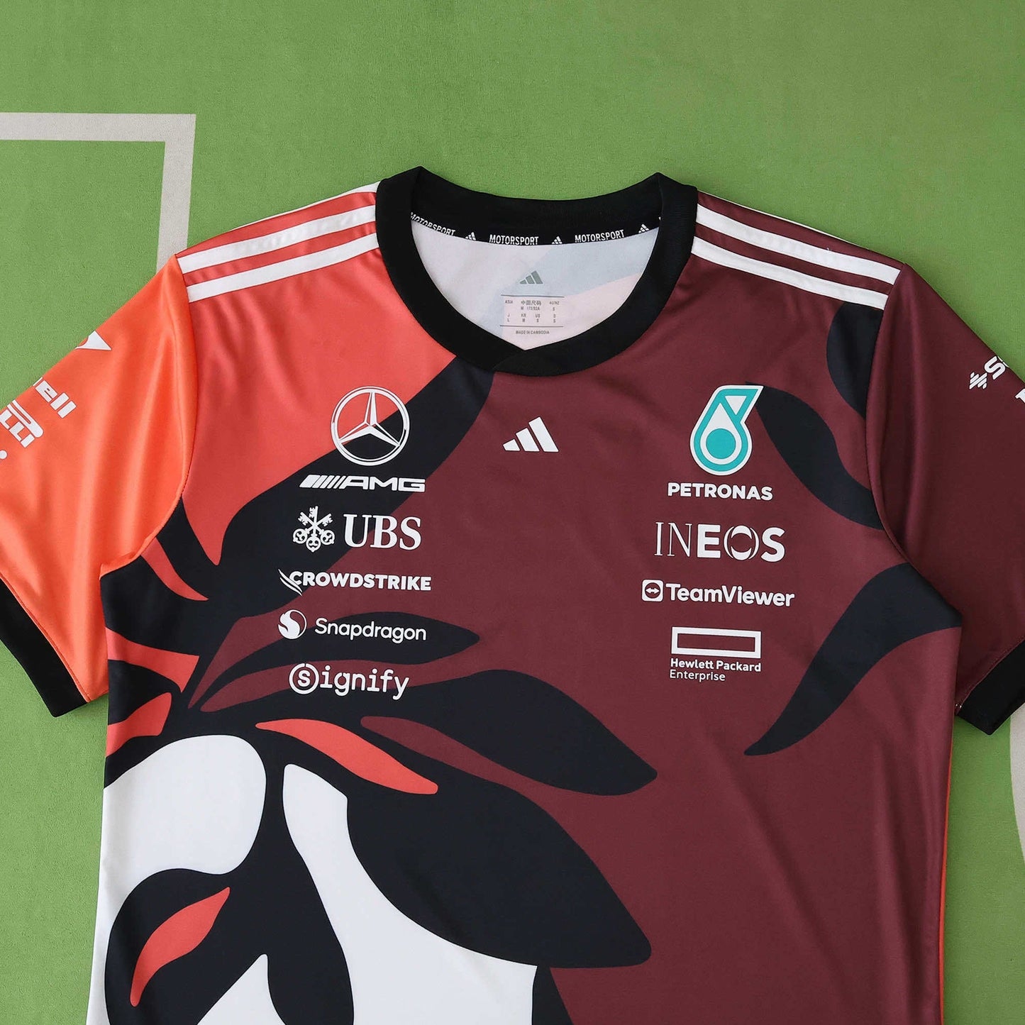 2025 Miami Floral Jersey Tee