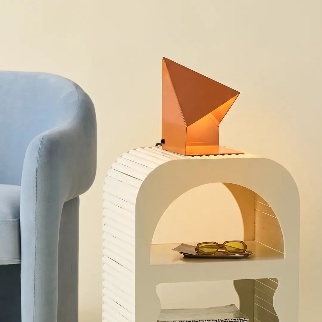 Fold Prism Table Lamp Tangerine