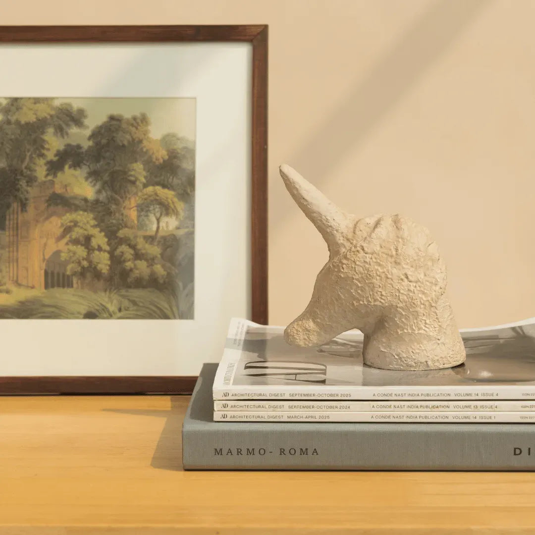 Unicorn Figurine in Beige
