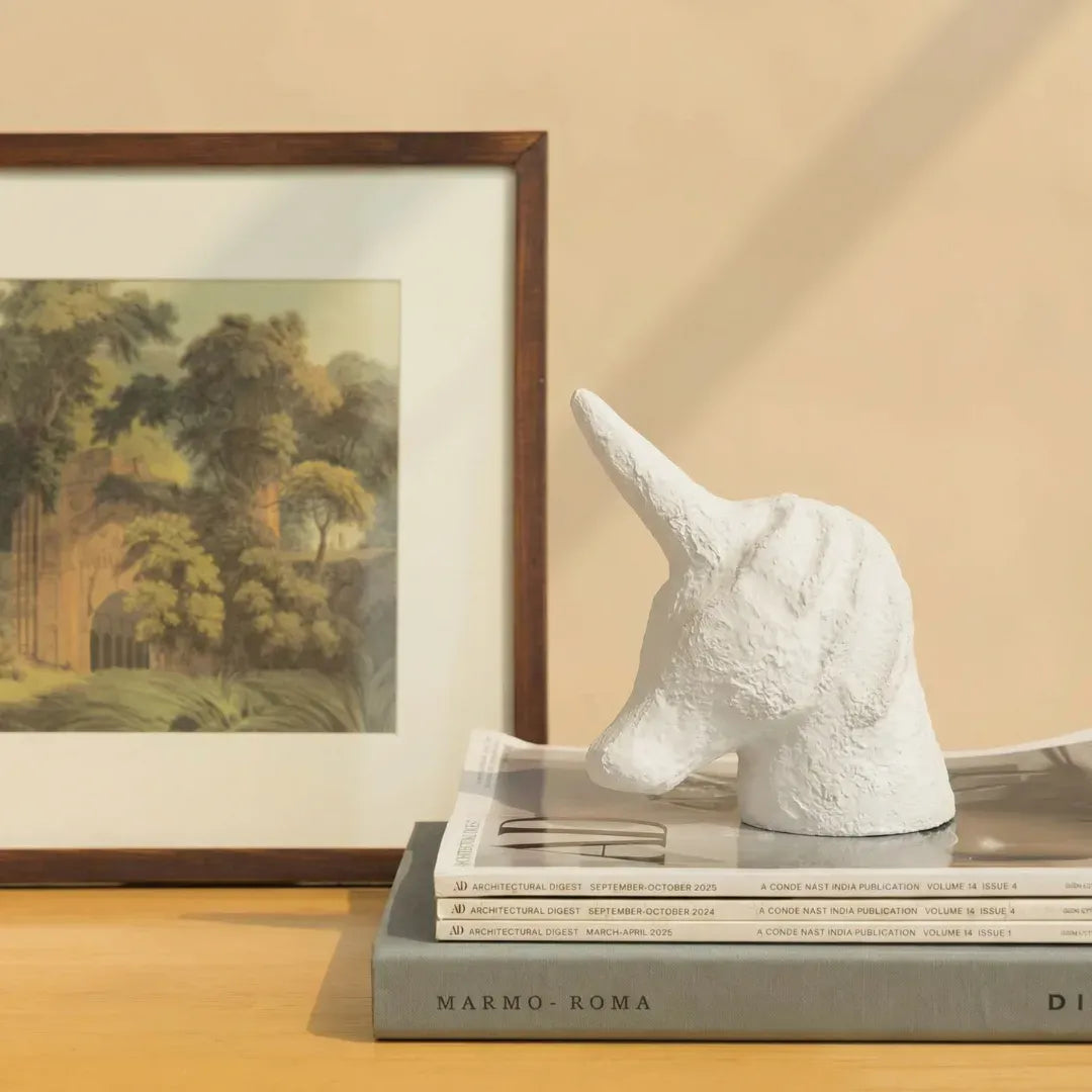 White Unicorn Figurine