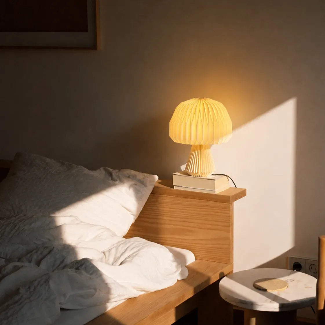Mushroom Origami Table Lamp