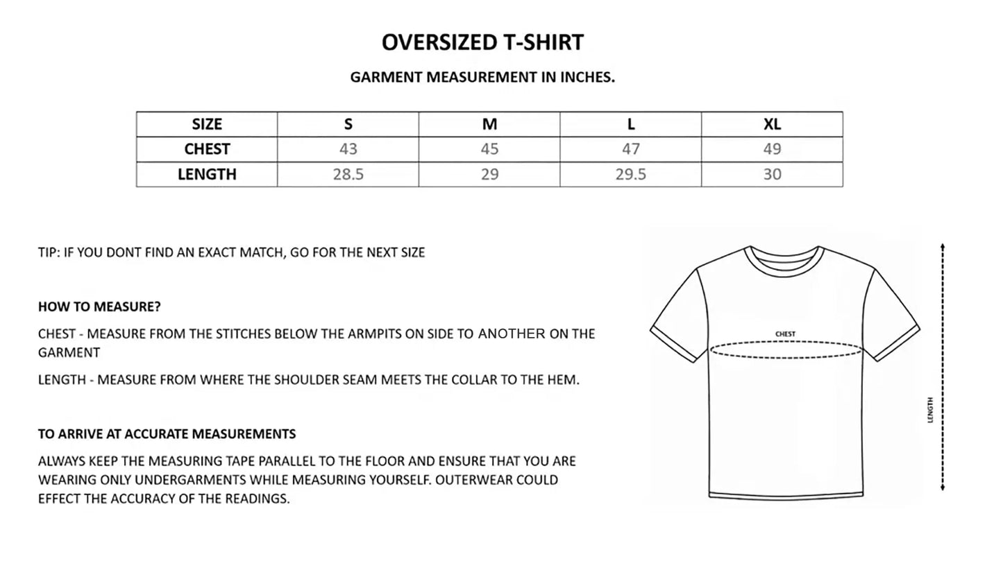 Bouche Print Oversized White T-shirt