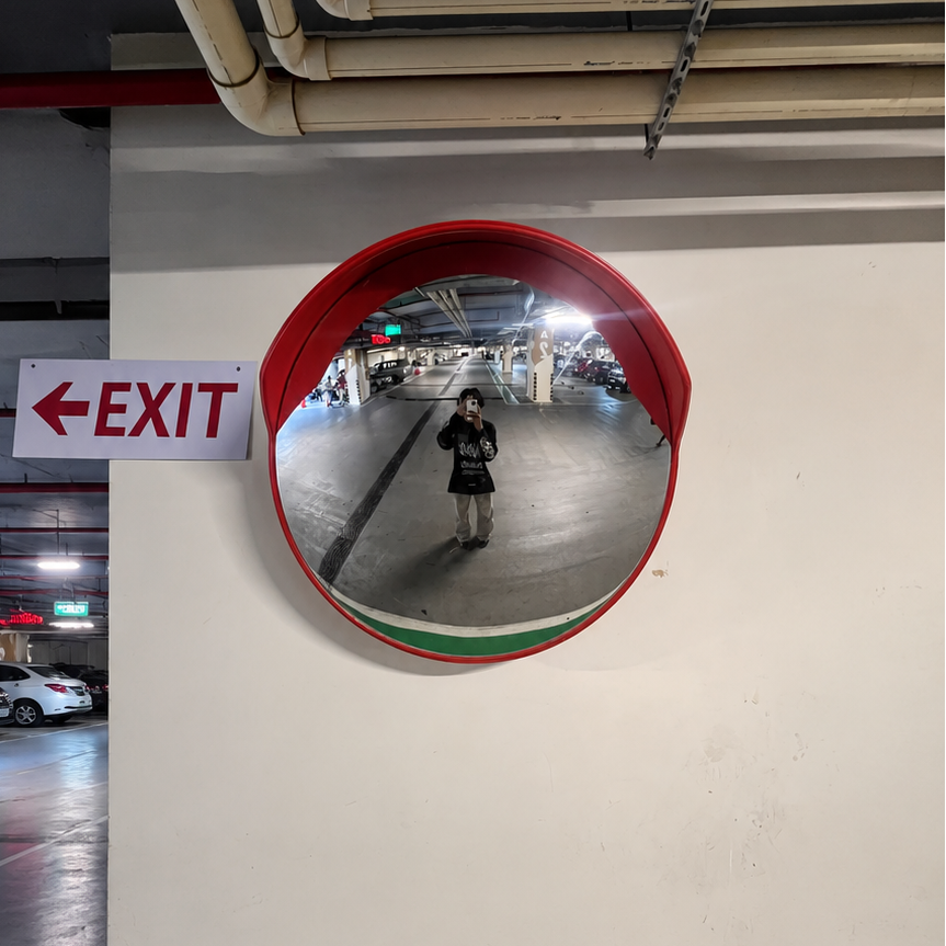AESTHETIC TRAFFIC MIRROR